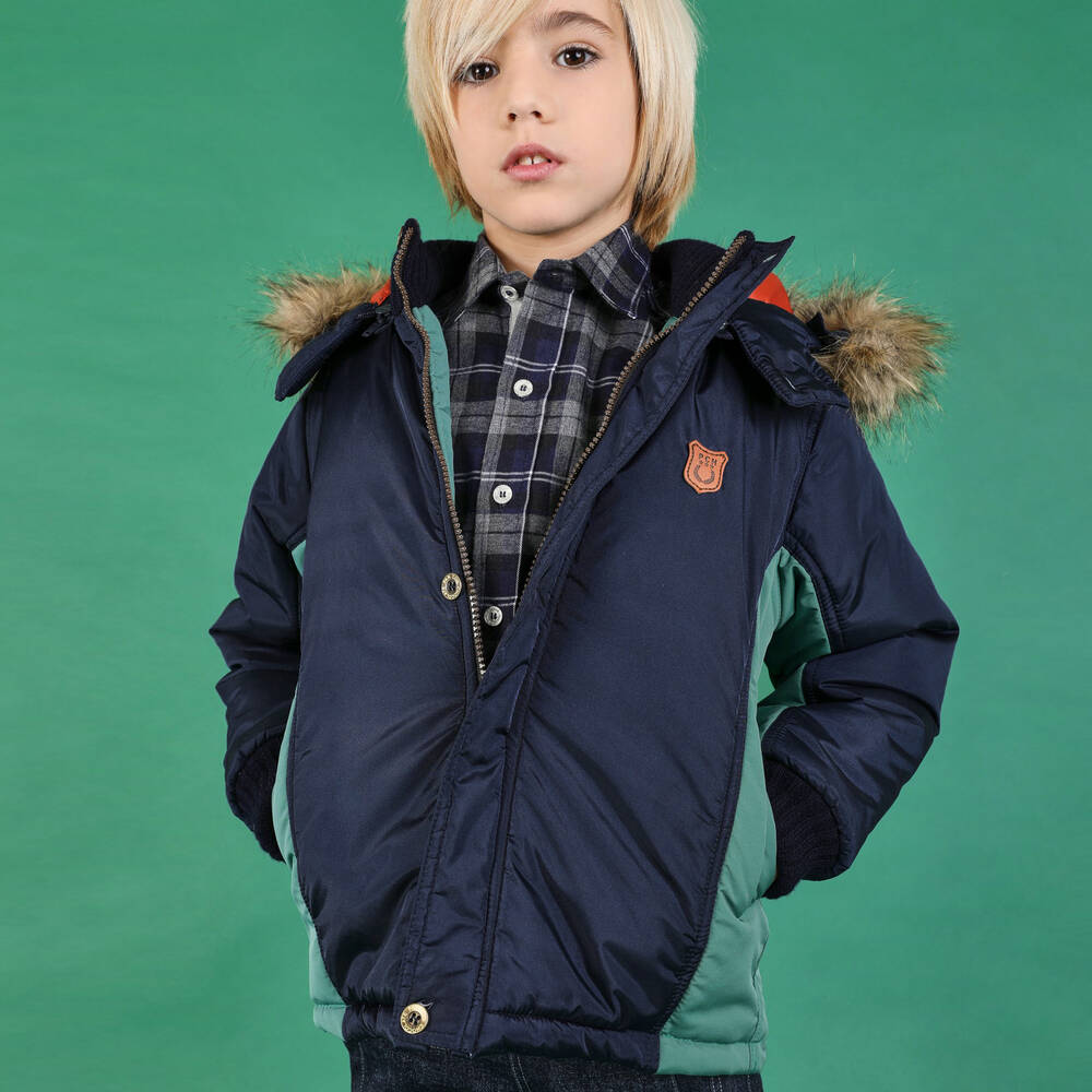 Navy green parka hotsell