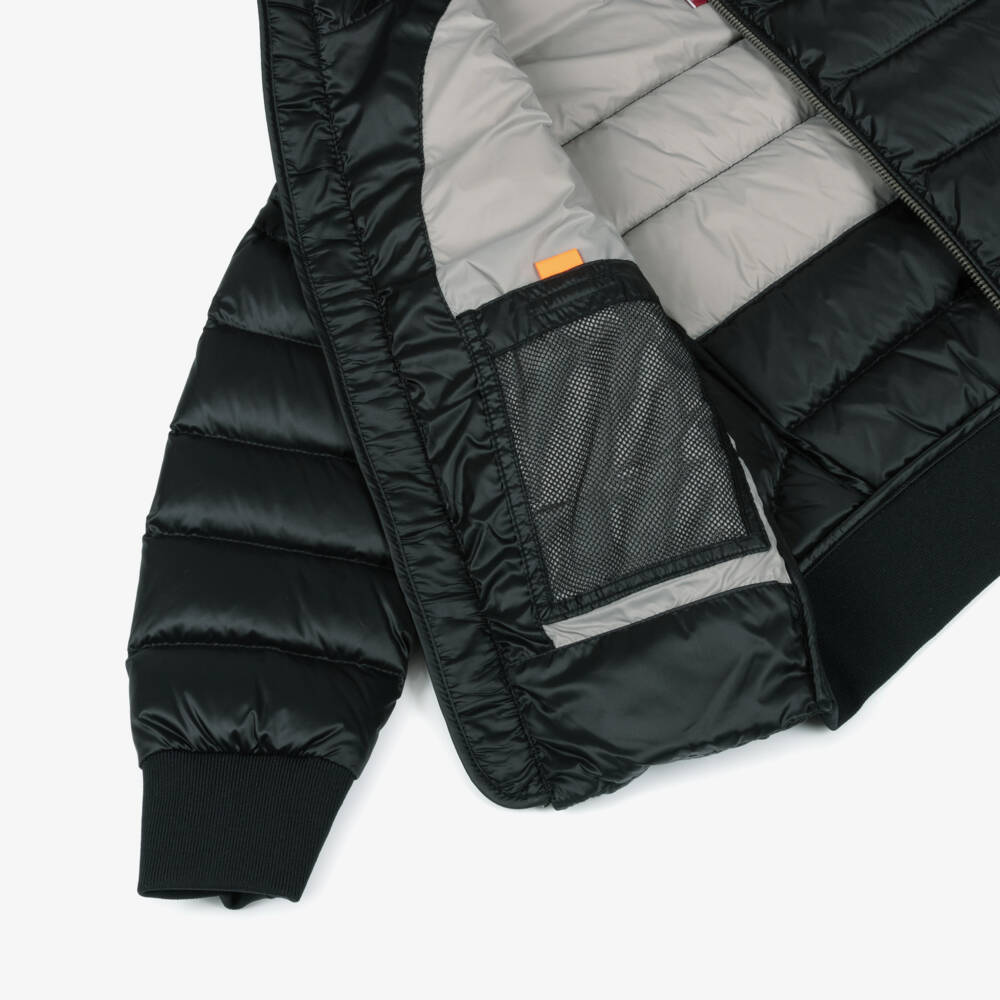Parajumpers-Black Down Puffer Jacket | Childrensalon Outlet
