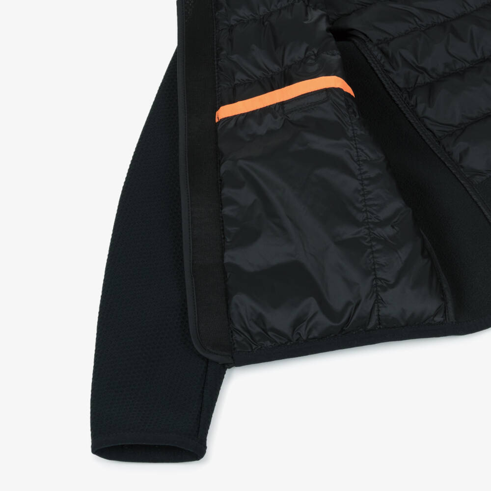 Parajumpers-Boys Black Down-Filled Hooded Nolan Jacket | Childrensalon Outlet