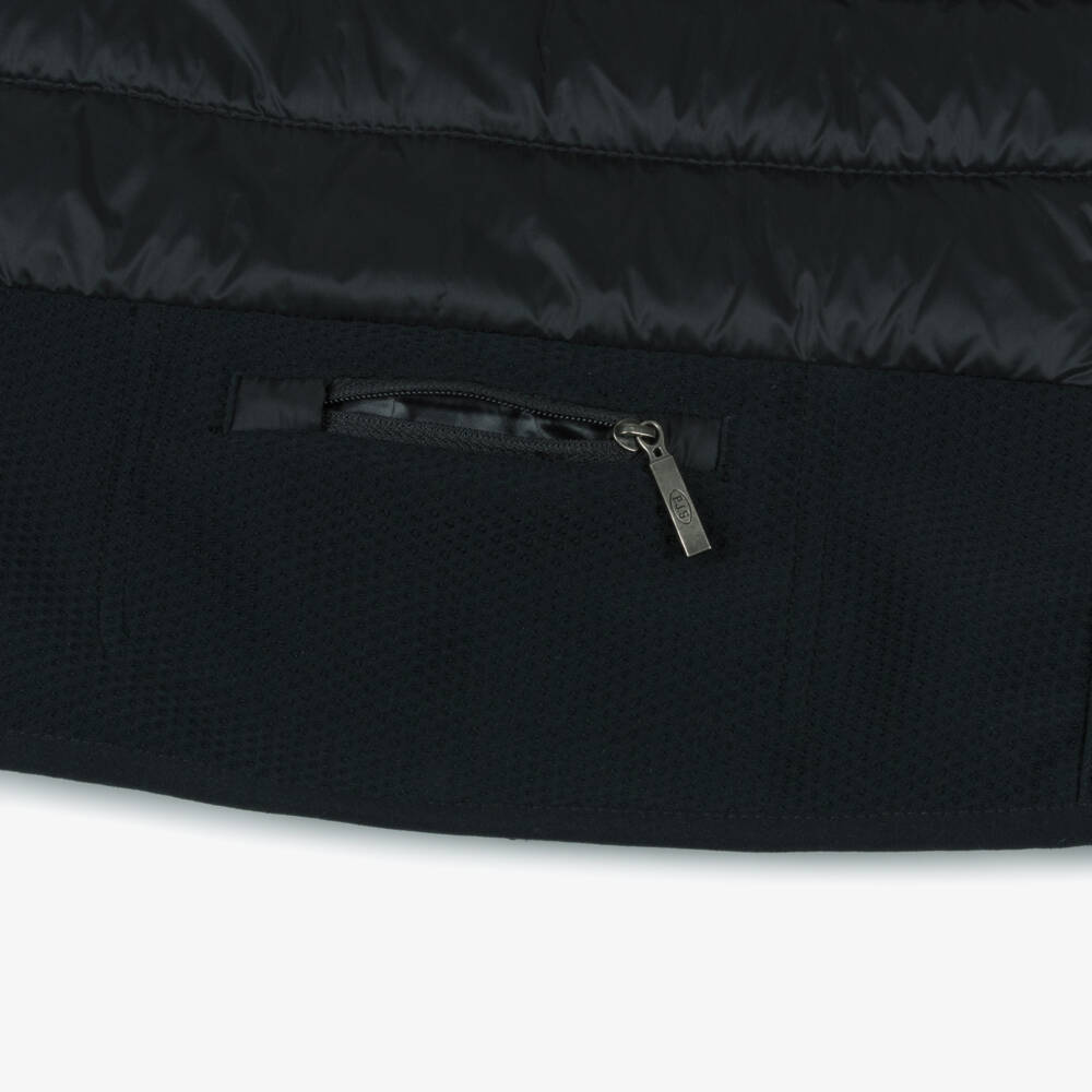 Parajumpers-Boys Black Down-Filled Hooded Nolan Jacket | Childrensalon Outlet