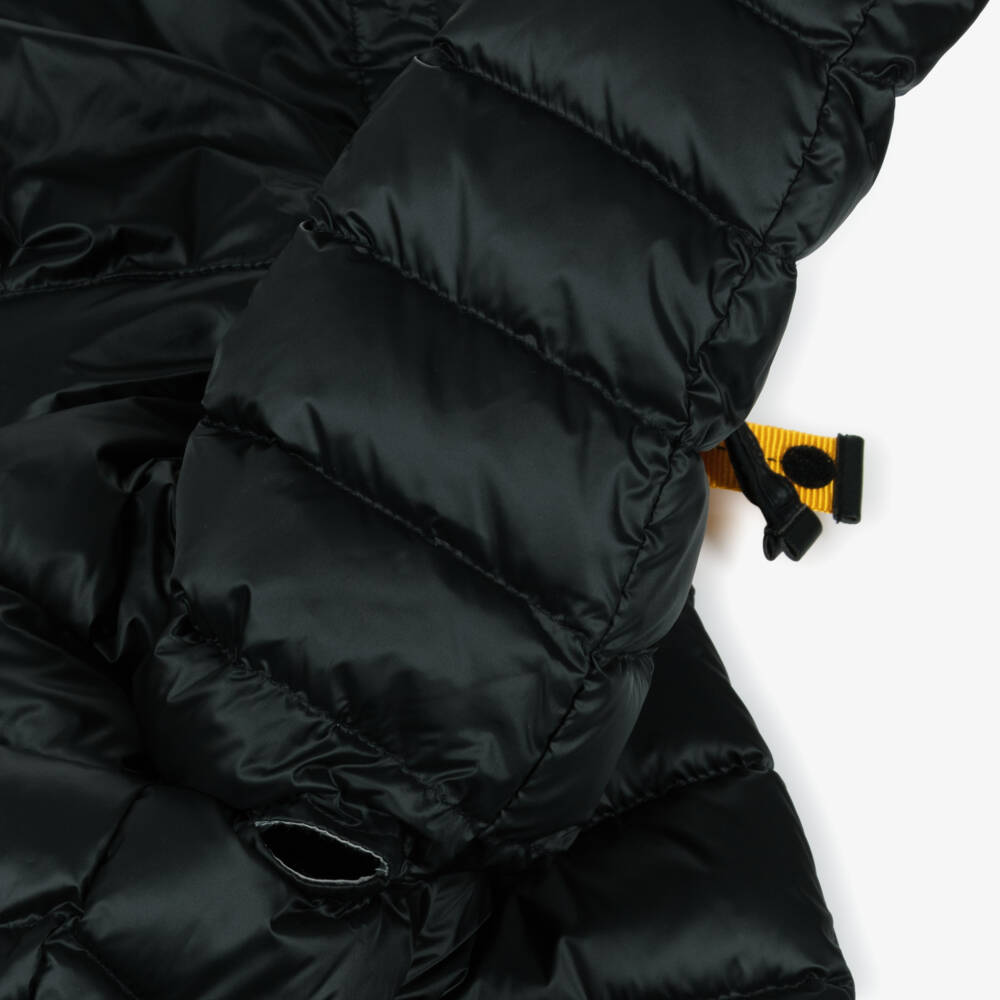 Parajumpers-Boys Black Down-Padded Pharrell Puffer Jacket with Hood | Childrensalon Outlet