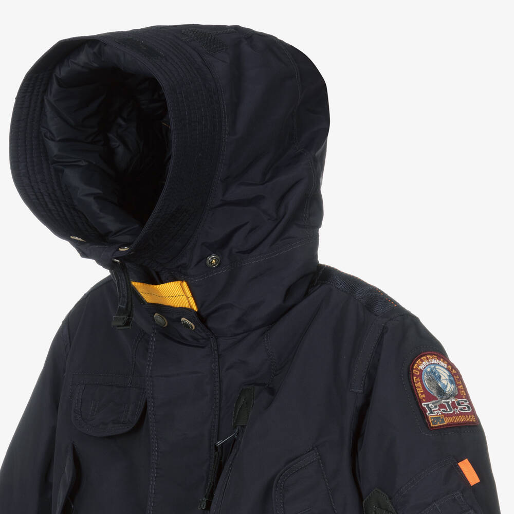 Parajumpers-Boys Blue Down Padded Jacket | Childrensalon Outlet