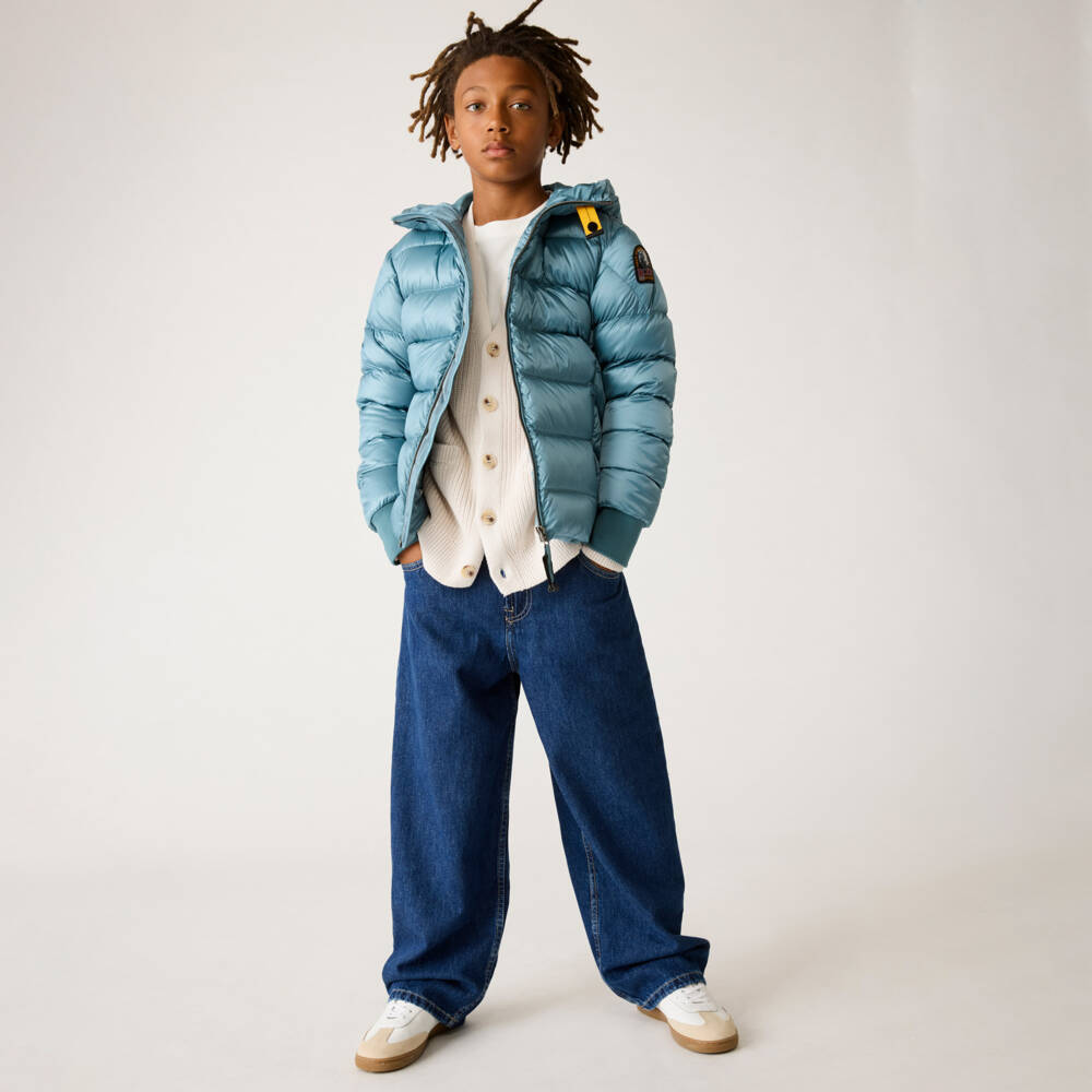Parajumpers-جاكيت داون أزرق هيدرو للأولاد | Childrensalon Outlet
