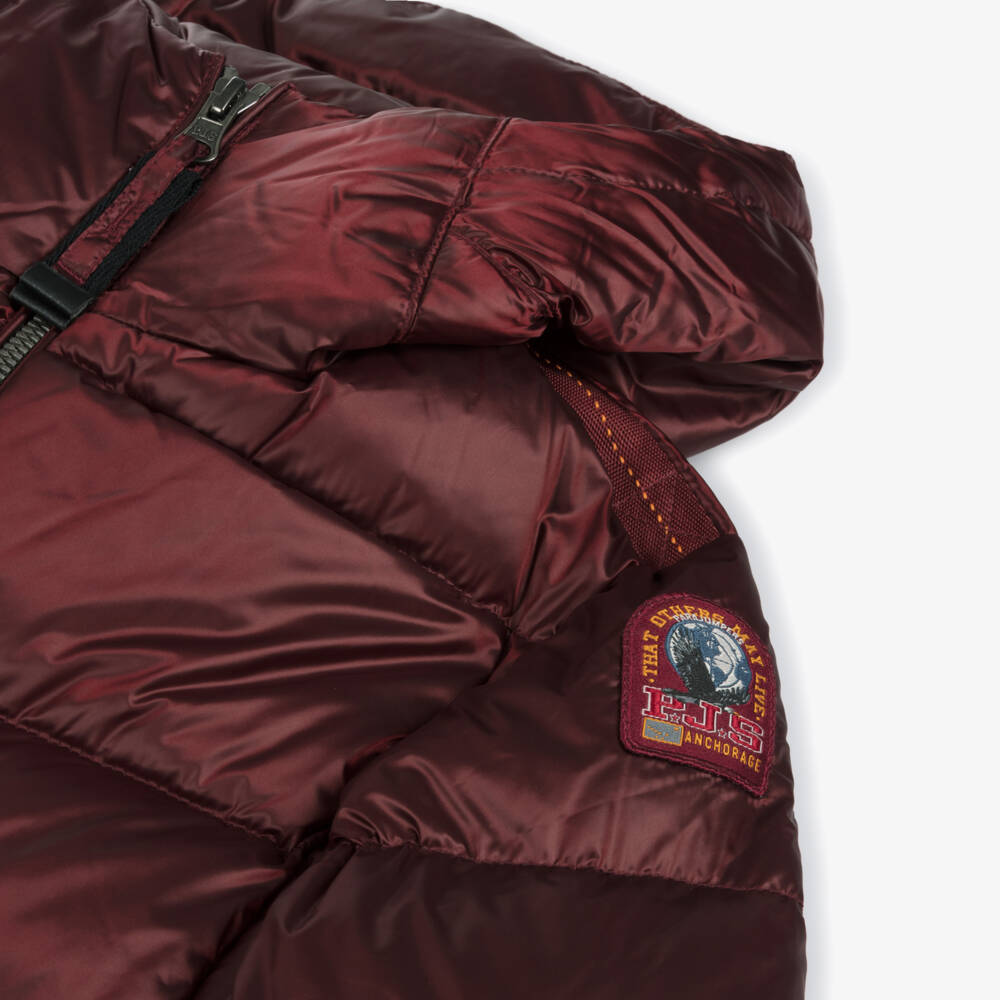 Parajumpers-Красная куртка-пуховик с капюшоном для девочек | Childrensalon Outlet