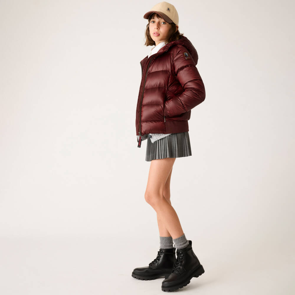 Parajumpers-Красная куртка-пуховик с капюшоном для девочек | Childrensalon Outlet