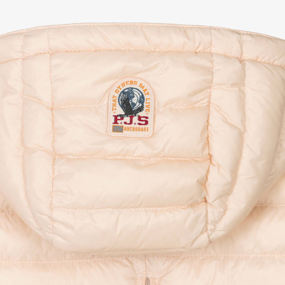 Parajumpers-Girls Pink Down Puffer Gilet | Childrensalon Outlet