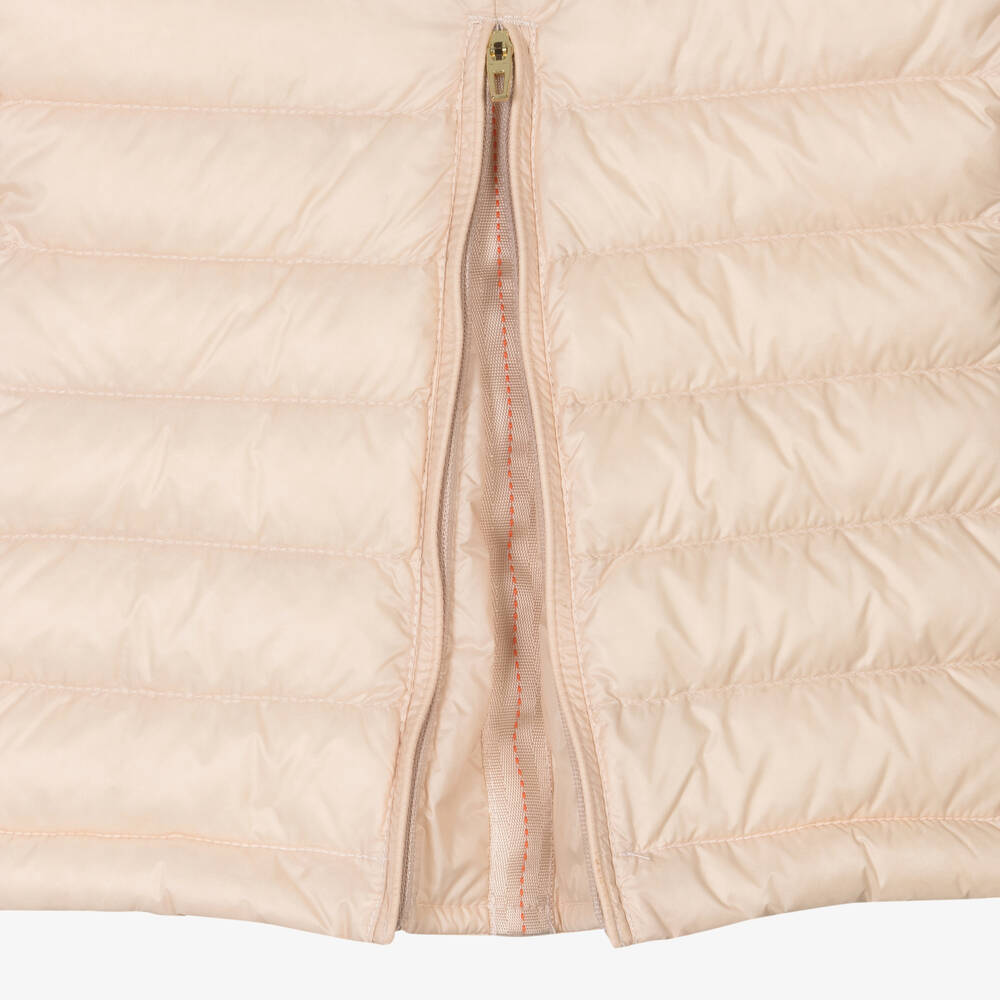 Parajumpers-Girls Pink Down Puffer Gilet | Childrensalon Outlet