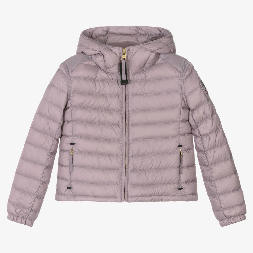 Parajumpers - Girls Purple Down Puffer Jacket | Childrensalon