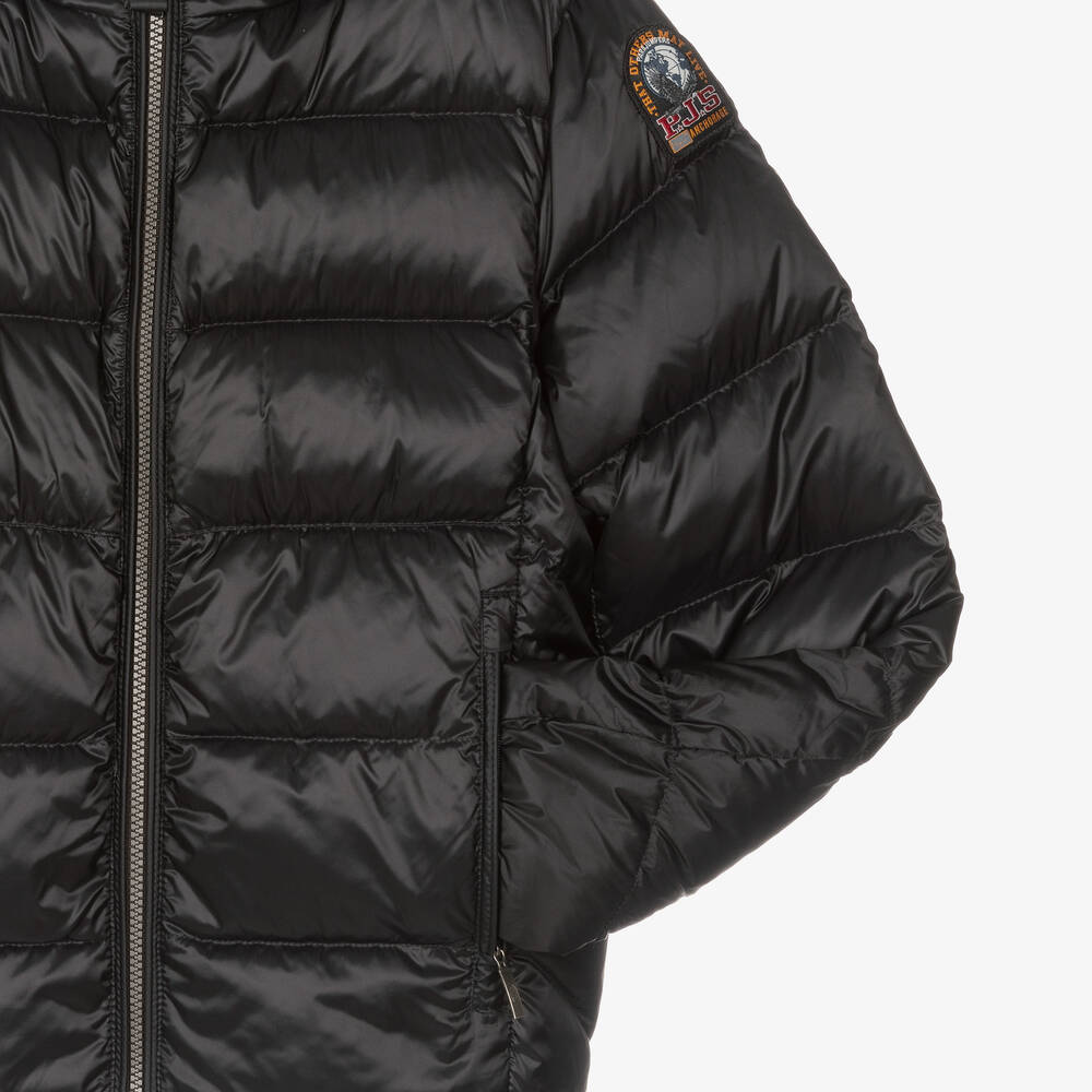 Parajumpers Teen Black Reversible Down Puffer Jacket Childrensalon Outlet