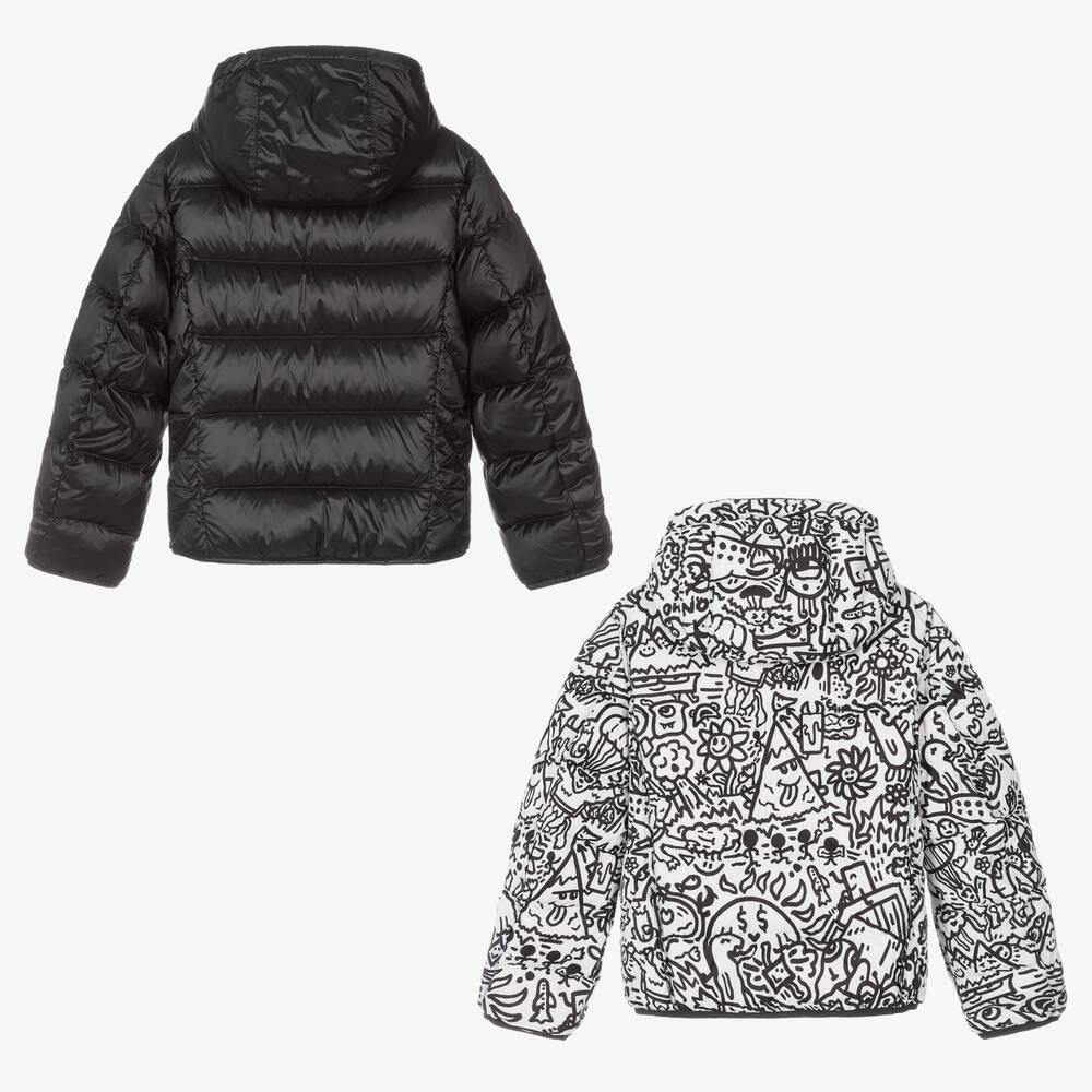 Parajumpers-Черный двусторонний пуховик для подростков | Childrensalon Outlet