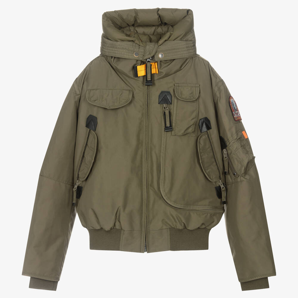 Parajumpers - Teen Boys Green Down Jacket | Childrensalon