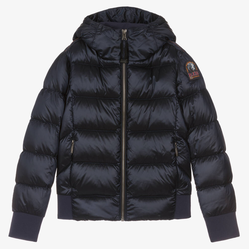 Parajumpers Teen Girls Navy Blue Down Puffer Jacket Childrensalon Outlet
