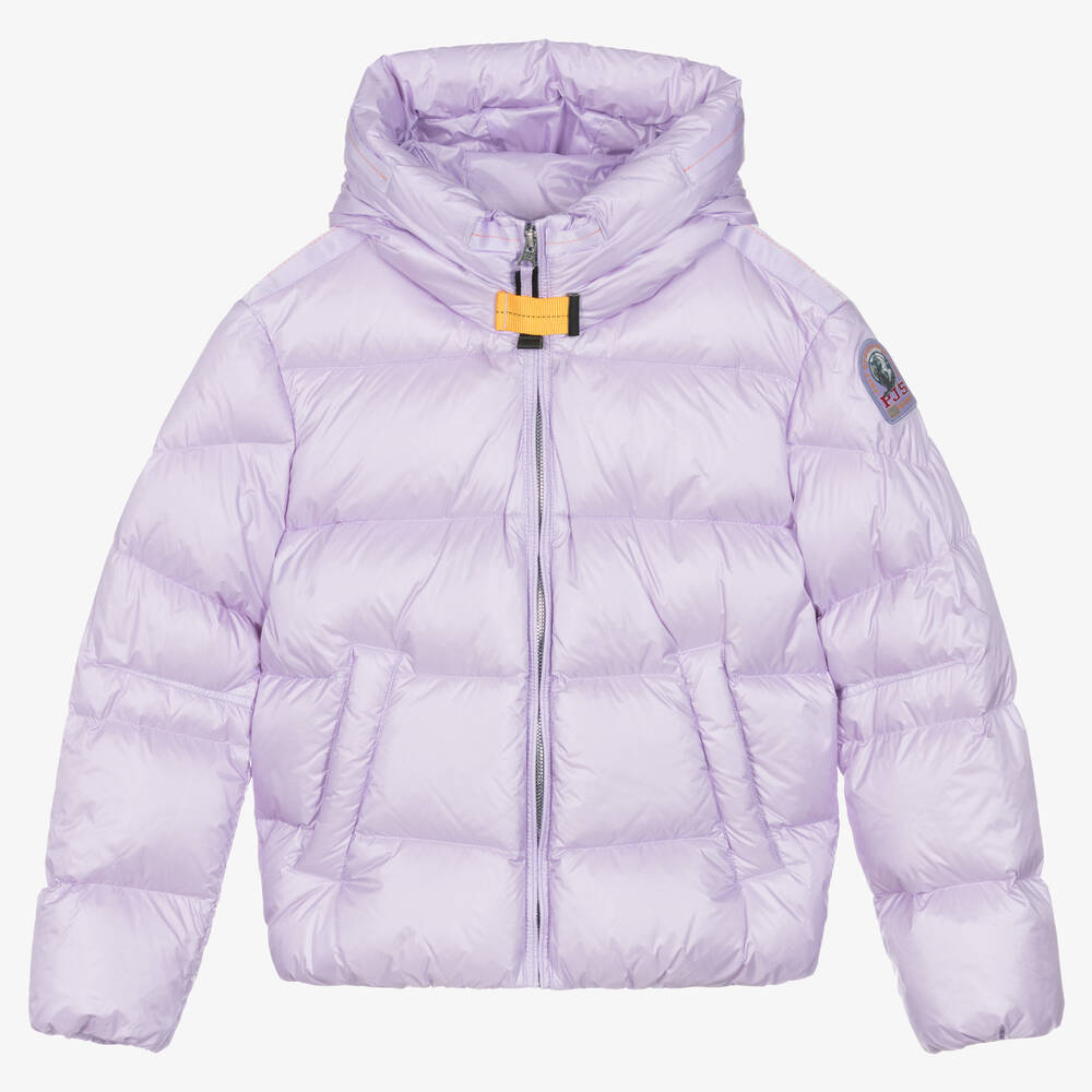 Parajumpers - Teen Girls Purple Hooded Down Jacket | Childrensalon