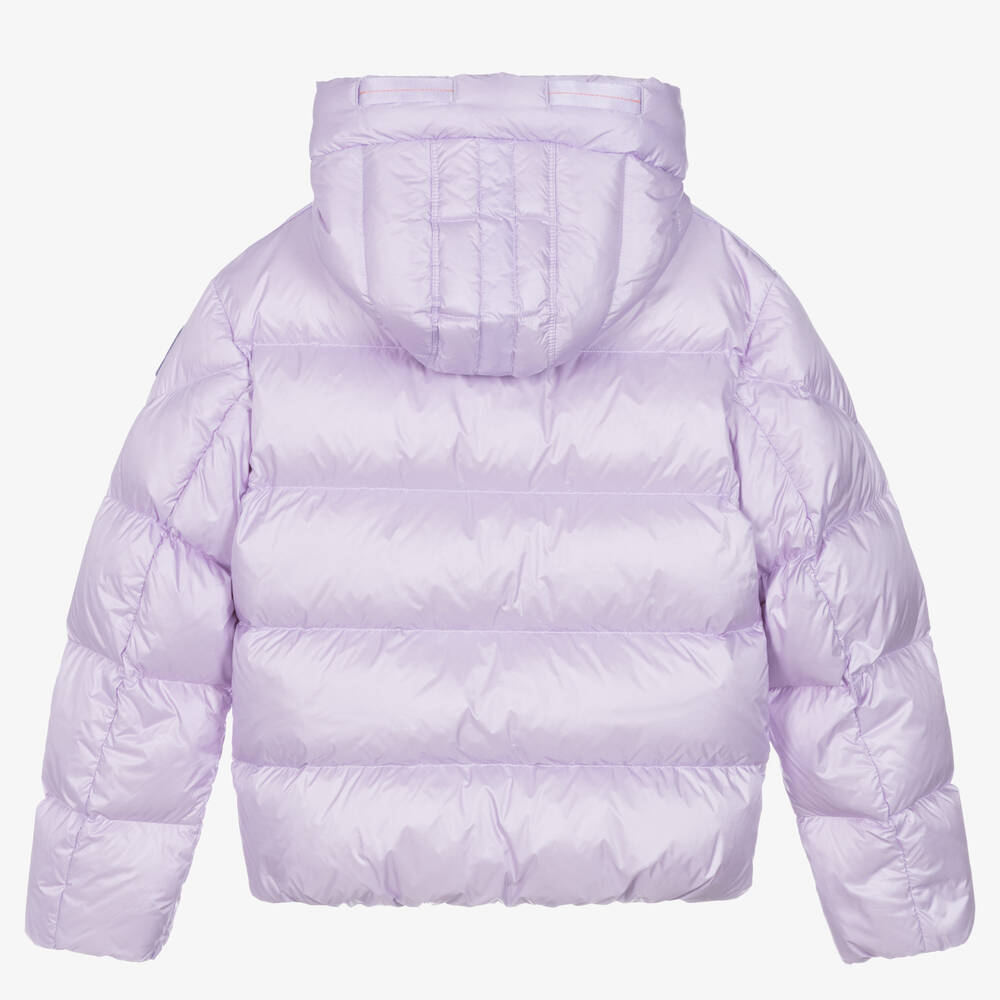 Parajumpers-Teen Girls Purple Hooded Down Jacket | Childrensalon Outlet