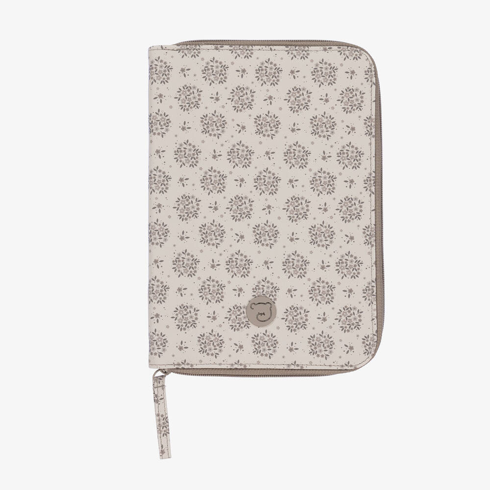 Pasito a Pasito - Beige Baby Document Holder (27cm) | Childrensalon