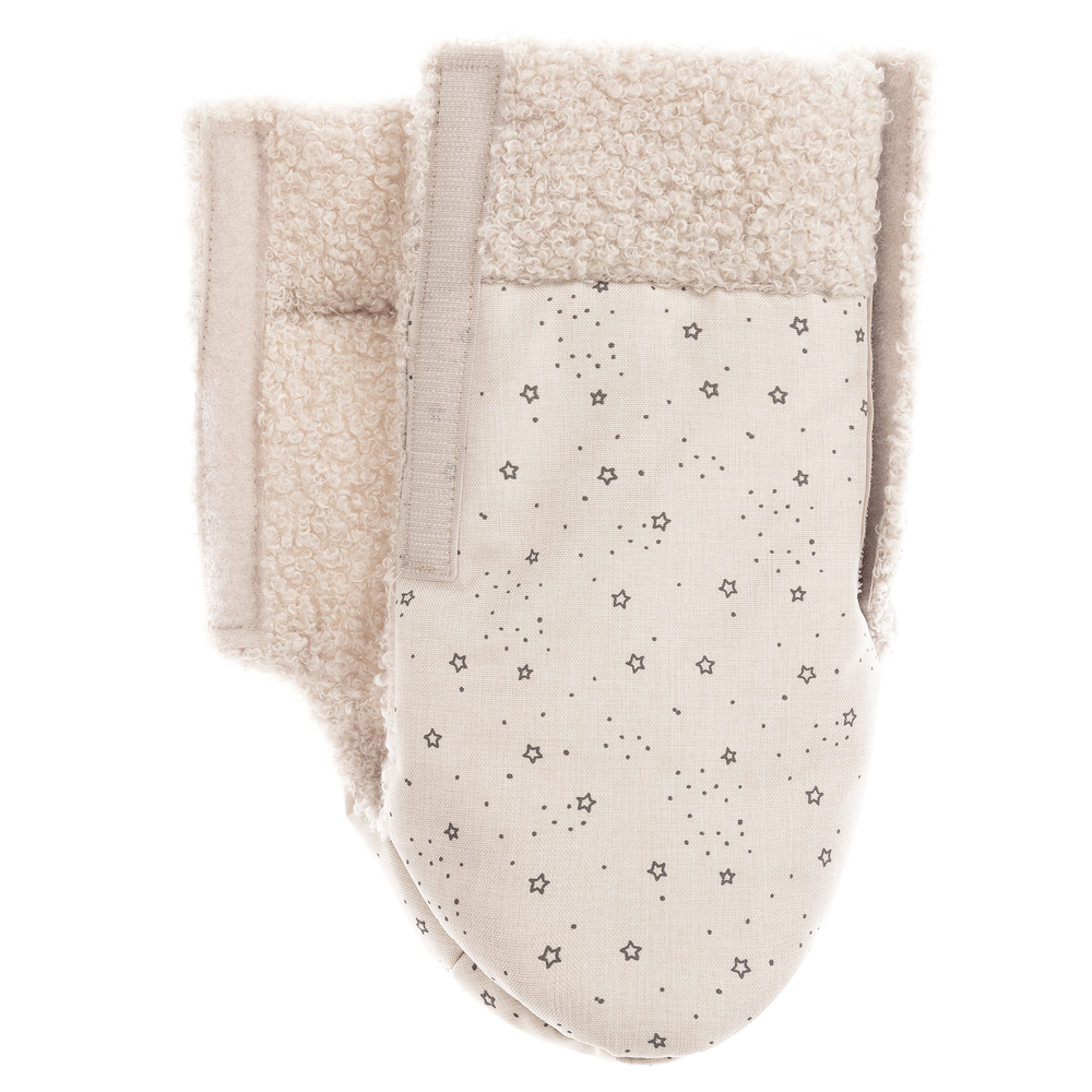 Pasito a Pasito Walking Mum-Beige Stroller Mittens | Childrensalon Outlet