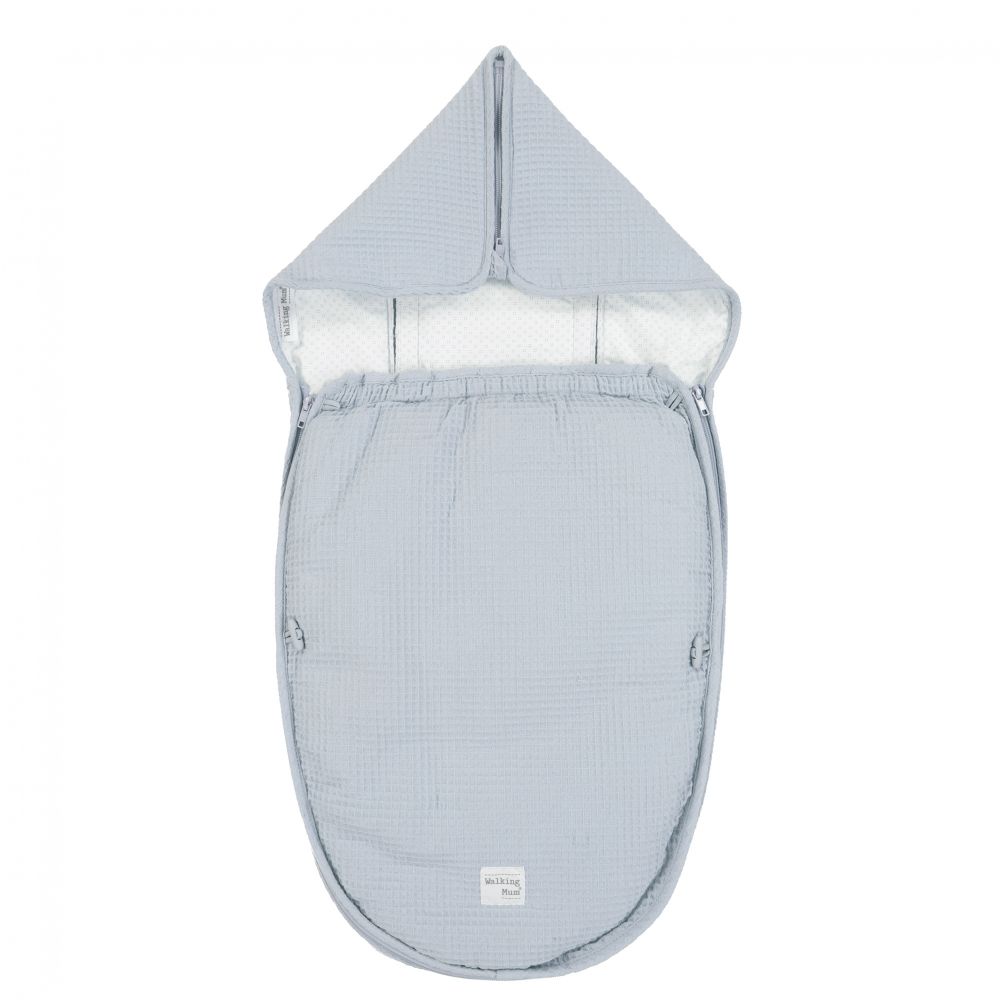 Pasito a Pasito Walking Mum - Blauer 3-in-1-Babyschlafsack (80 cm) | Childrensalon