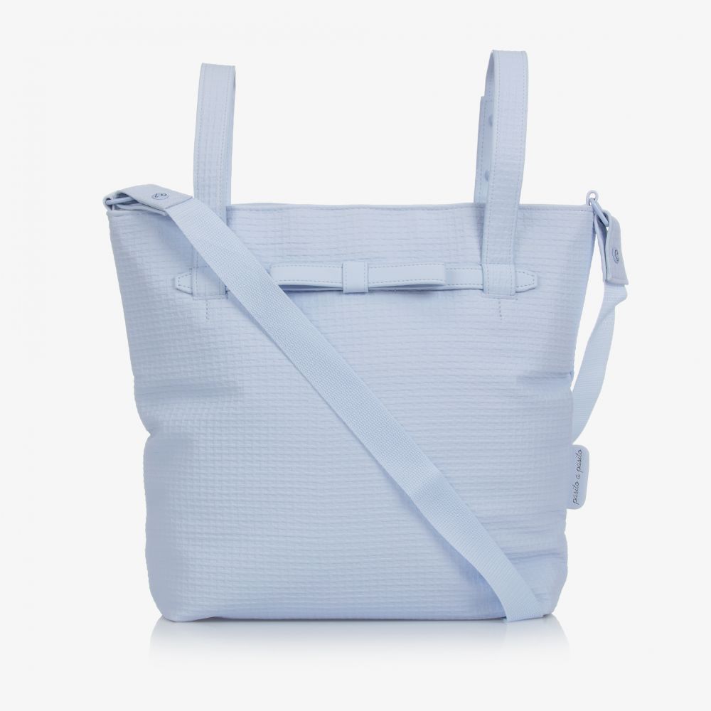 Pasito a Pasito-Blue Changing Bag (40cm) | Childrensalon Outlet