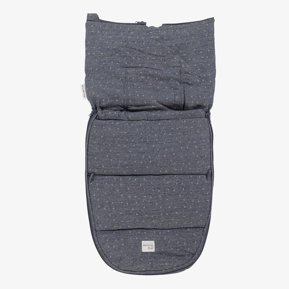 Pasito a Pasito Walking Mum-Blue Cotton Baby Nest (72cm) | Childrensalon Outlet