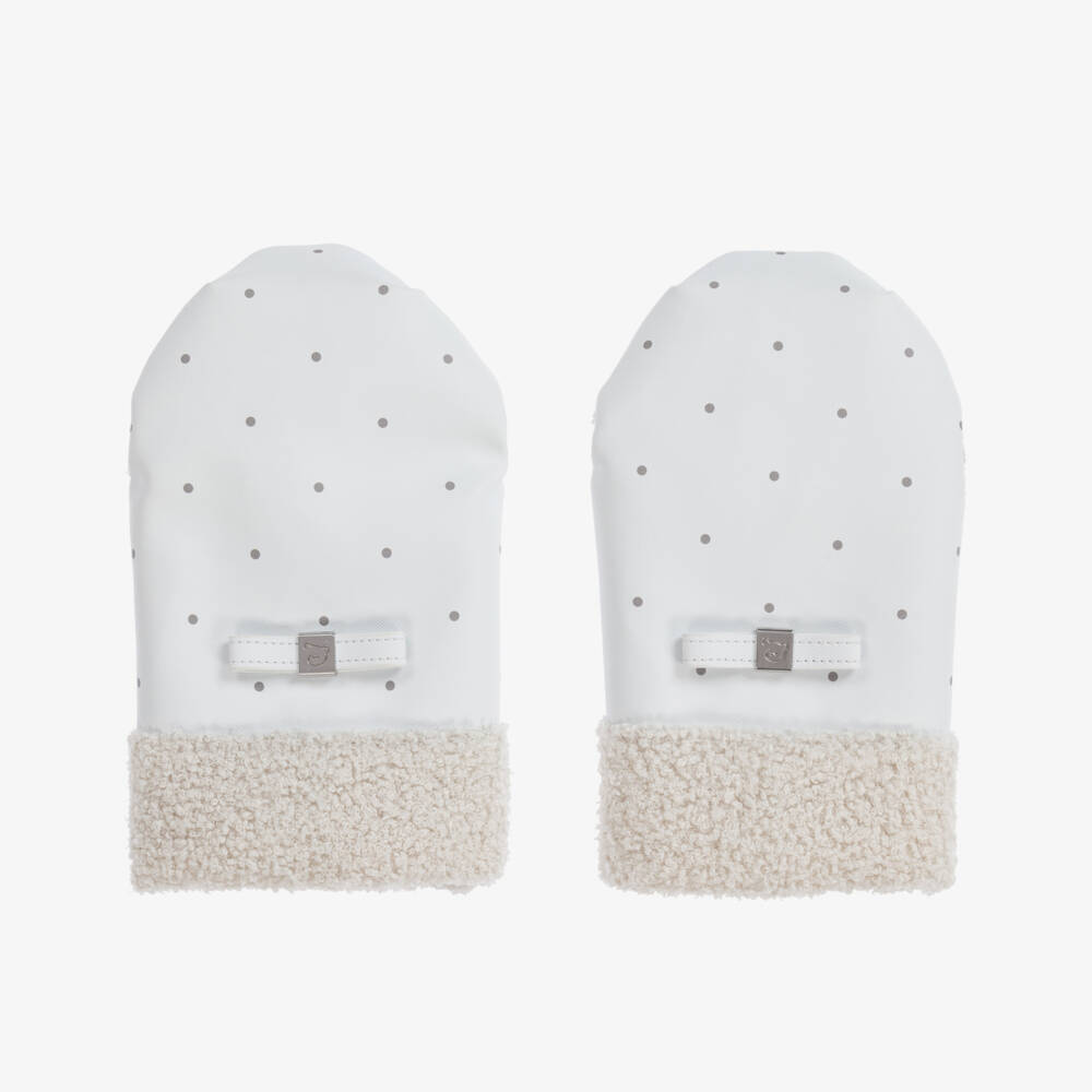 Pasito a Pasito-Blue & Grey Stroller Mittens | Childrensalon Outlet