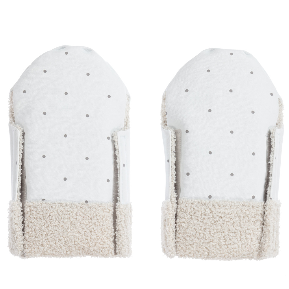 Pasito a Pasito-Blue & Grey Stroller Mittens | Childrensalon Outlet