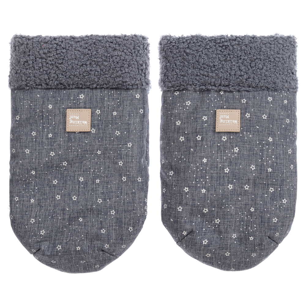 Pasito a Pasito Walking Mum - Blue Stroller Mittens | Childrensalon