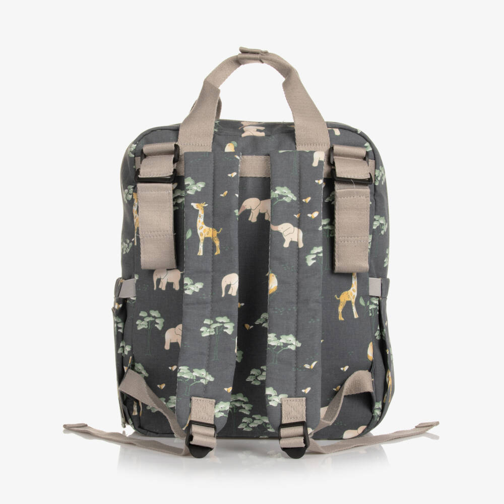 Pasito a Pasito Walking Mum-Boys Blue Cotton Diaper Bag | Childrensalon Outlet