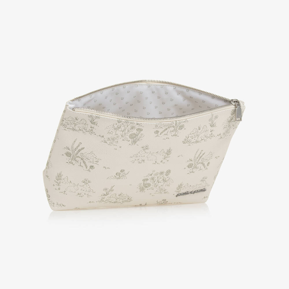 Pasito a Pasito-Boys Ivory Animal Toile Washbag | Childrensalon Outlet