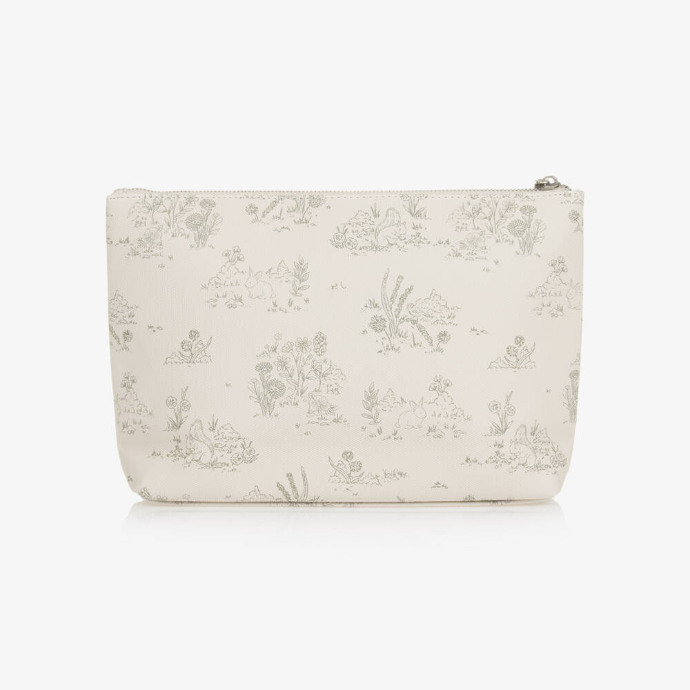 Pasito a Pasito-Boys Ivory Animal Toile Washbag | Childrensalon Outlet