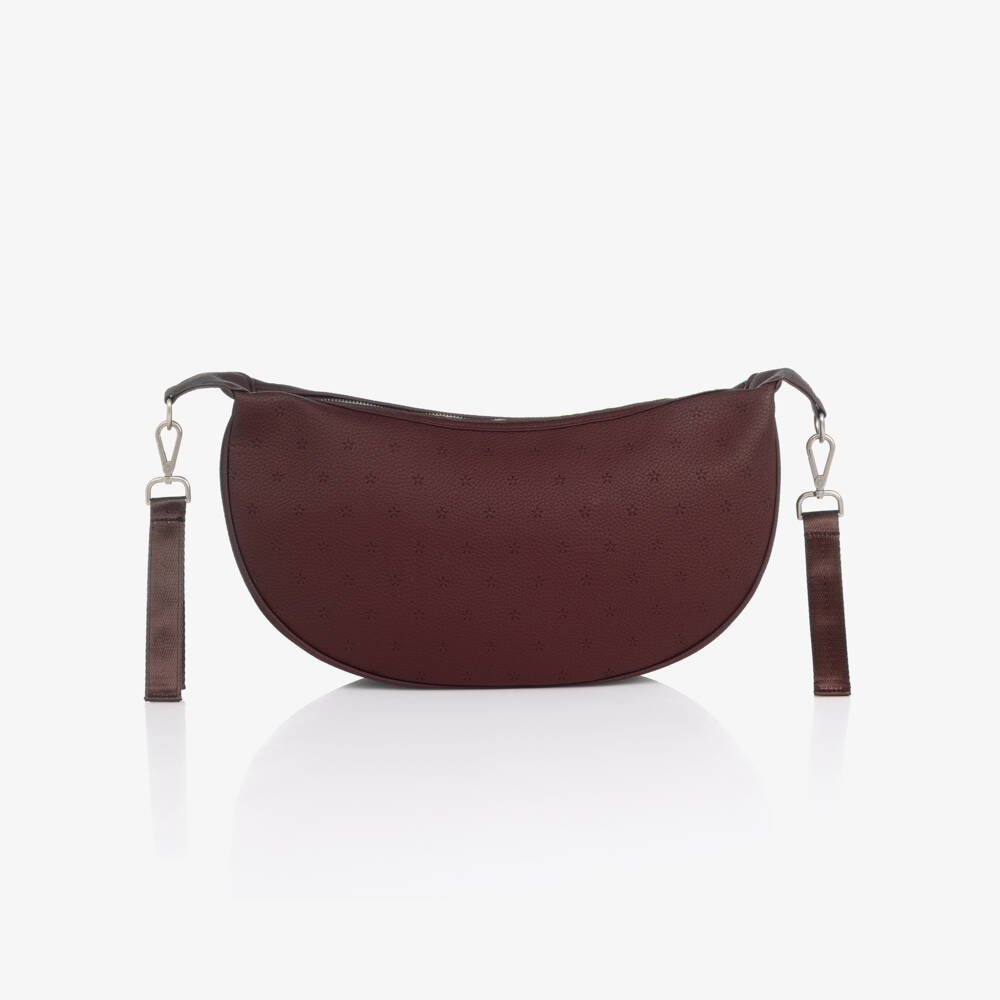 Pasito a Pasito-Burgundy Red Gondola Crossbody Changing Bag (38cm) | Childrensalon Outlet