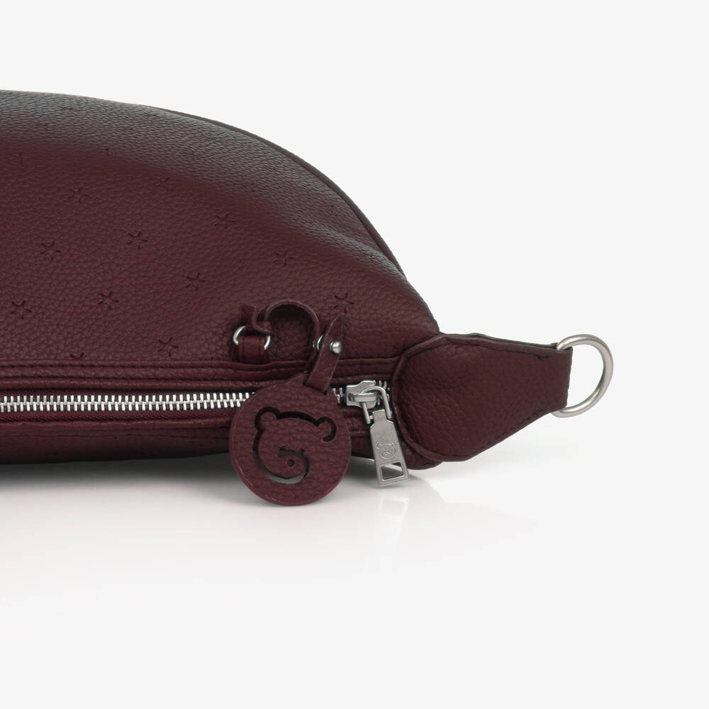 Pasito a Pasito-Burgundy Red Gondola Crossbody Changing Bag (38cm) | Childrensalon Outlet