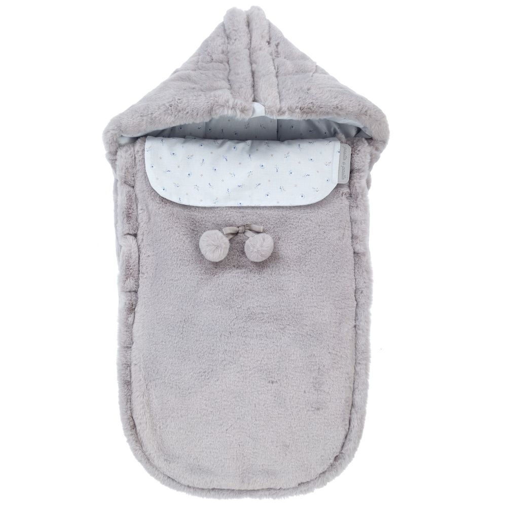 Pasito a Pasito - Faux Fur Baby Nest (74cm) | Childrensalon