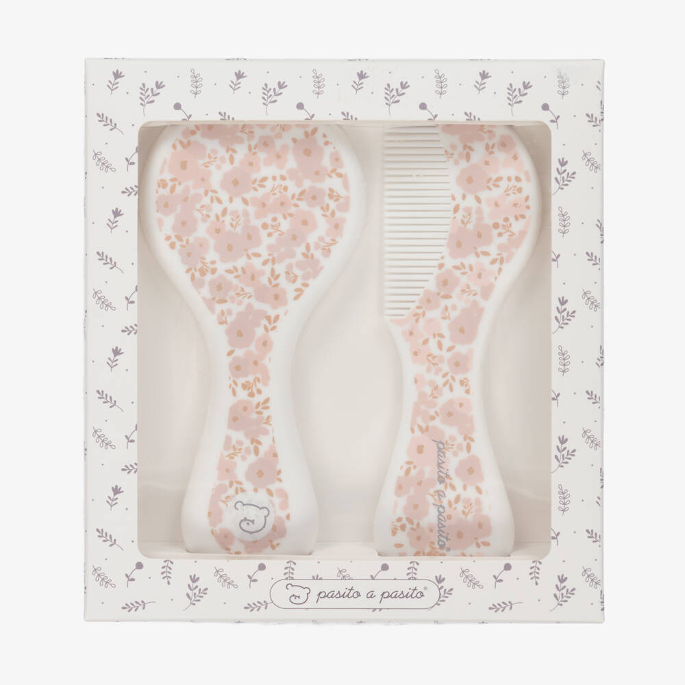 Pasito a Pasito-Girl's Pastel Blossom Grooming Set | Childrensalon Outlet