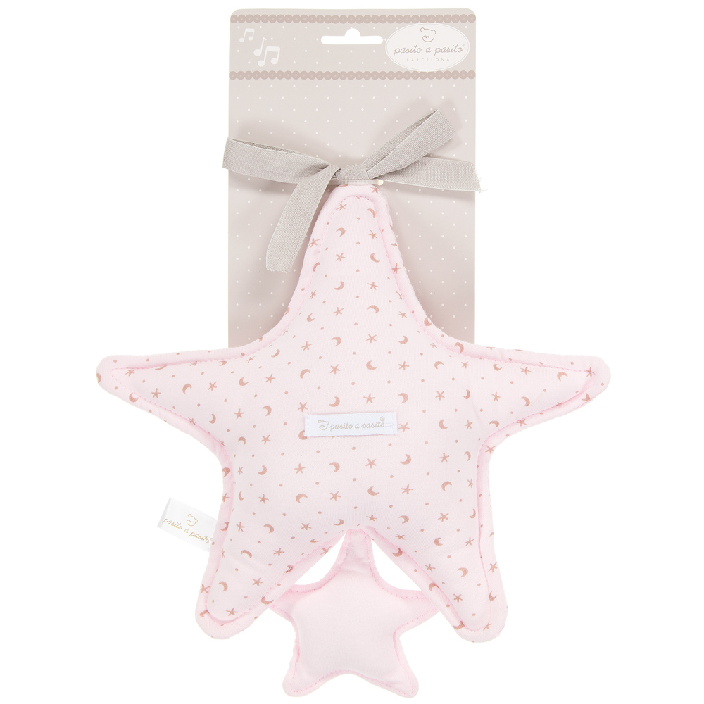 Pasito a Pasito - Girls Pale Pink Star Baby Musical Toy | Childrensalon