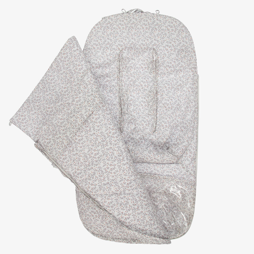 Pasito a Pasito-Grey Berries Footmuff (92cm) | Childrensalon Outlet