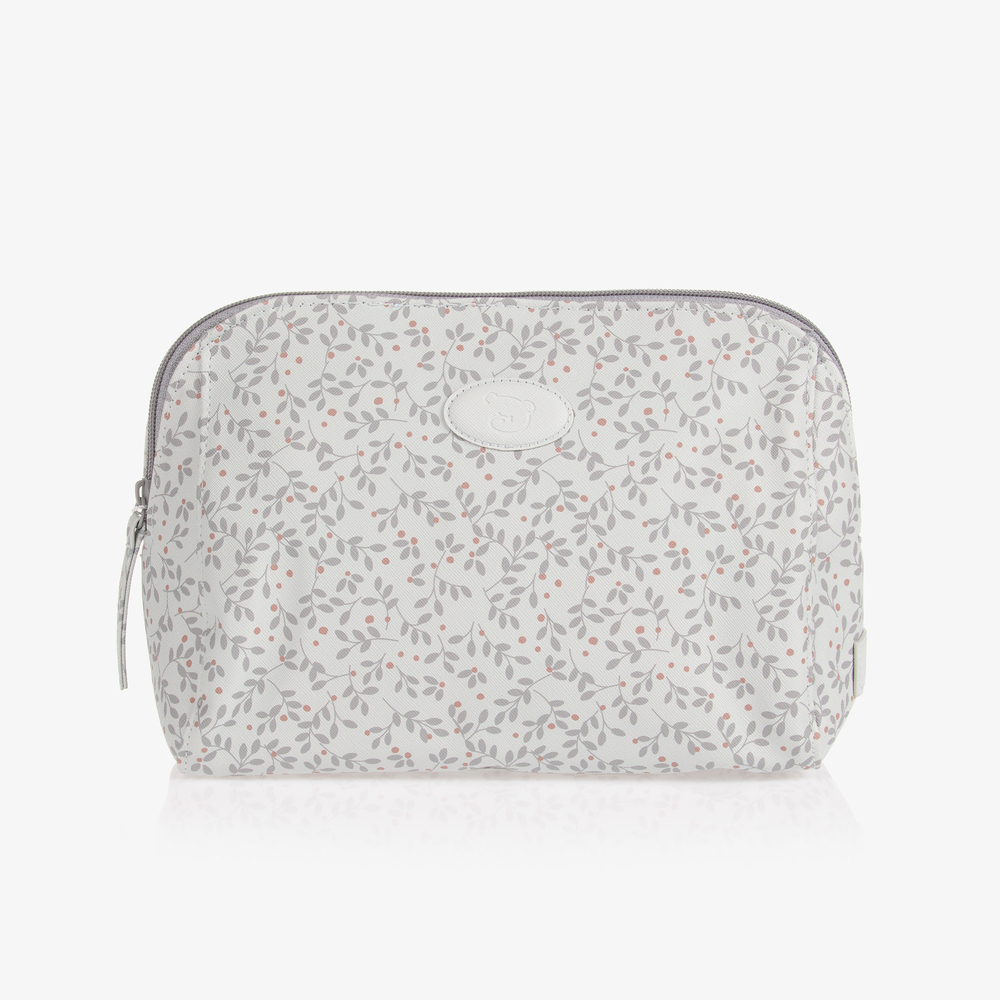 Pasito a Pasito - Grey Berries Wash Bag (26cm) | Childrensalon