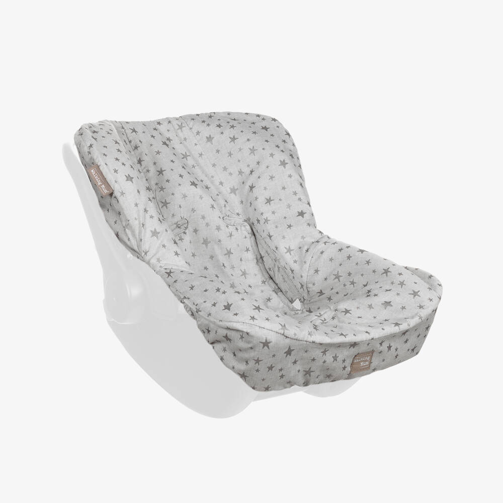 Pasito a Pasito Walking Mum-Grey Car Seat Cover (66cm) | Childrensalon Outlet