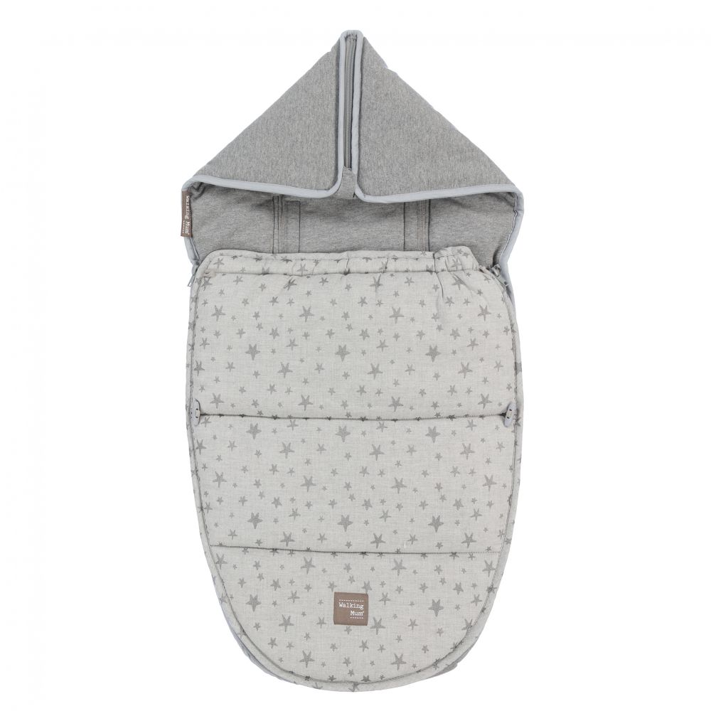 Pasito a Pasito Walking Mum - Grey Cotton Nest (80cm) | Childrensalon