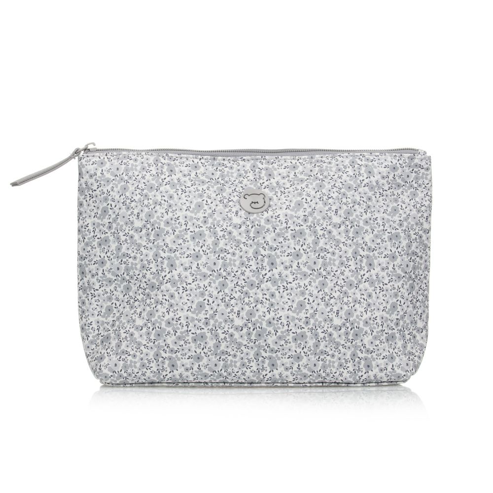 Pasito a Pasito-Серый несессер в цветочек (31см) | Childrensalon Outlet