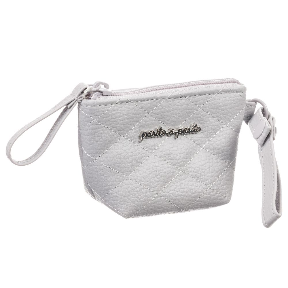 Pasito a Pasito-Grey INES Dummy Bag (12cm) | Childrensalon Outlet