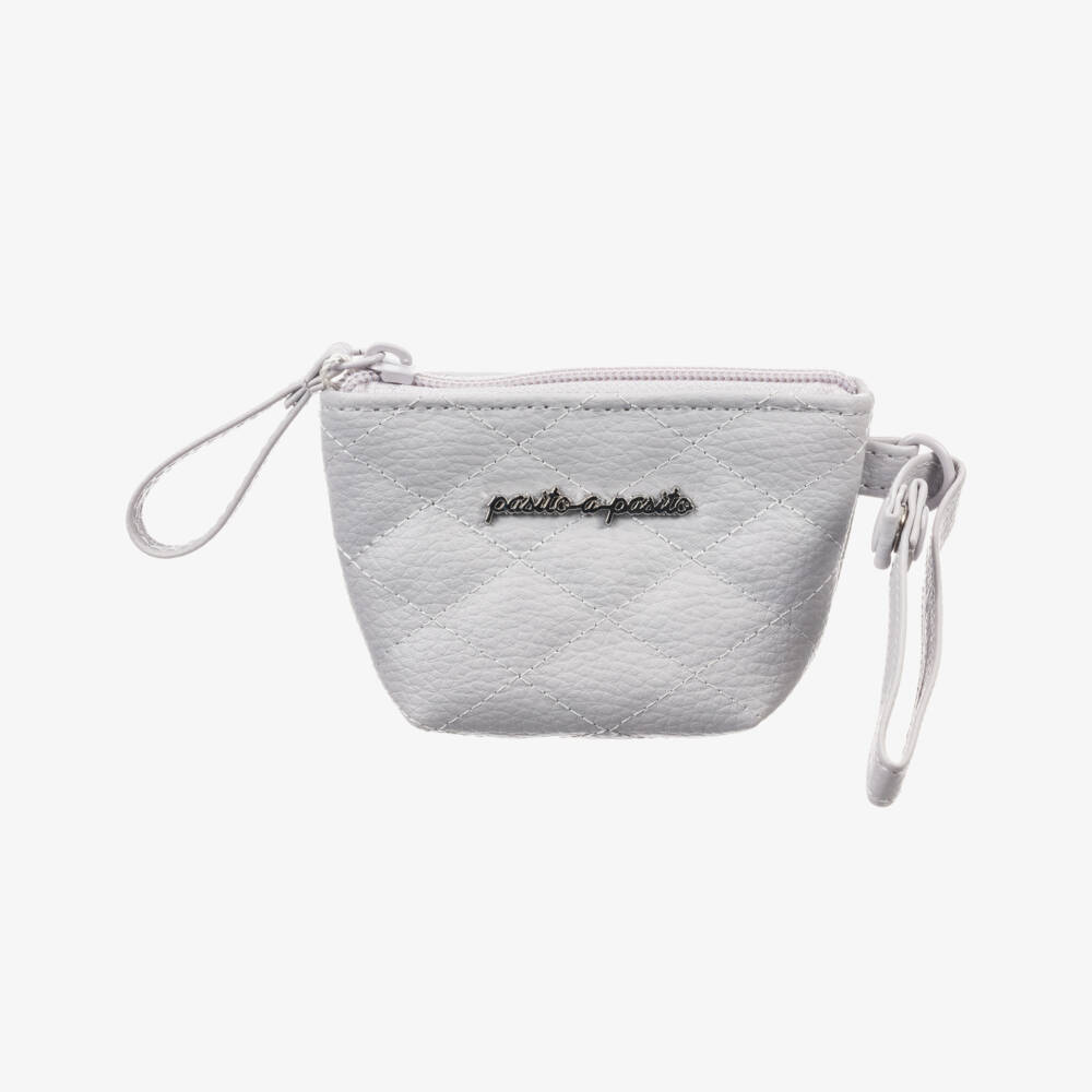 Pasito a Pasito-Grey INES Dummy Bag (12cm) | Childrensalon Outlet