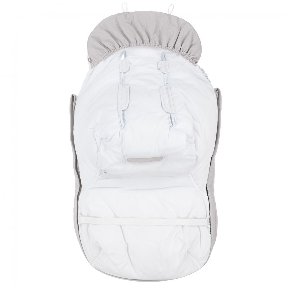 Pasito a Pasito-Grey Stroller Footmuff (91cm) | Childrensalon Outlet