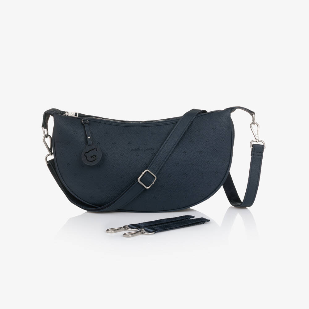 Pasito a Pasito-Navy Blue Gondola Crossbody Changing Bag | Childrensalon Outlet