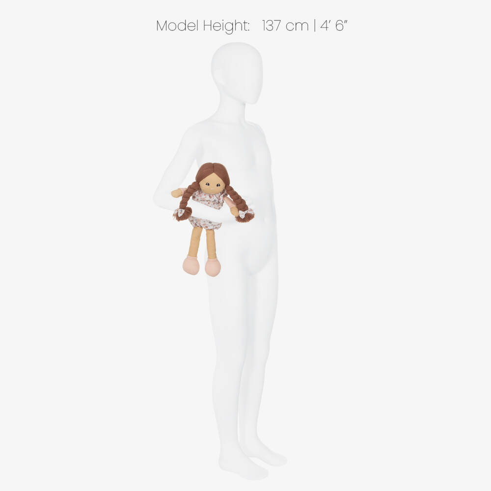 Pasito a Pasito-Pink Flowers Bibi Rag Doll Somerset 35 cm | Childrensalon Outlet