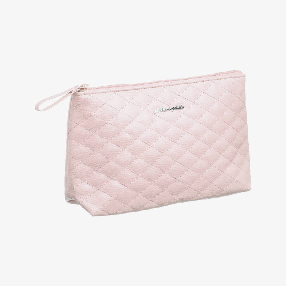 Pasito a Pasito-Pink INES Wash Bag (29cm) | Childrensalon Outlet