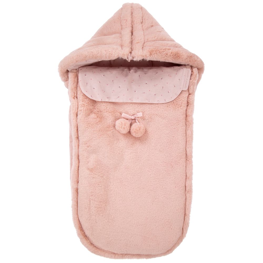 Pasito a Pasito - Plush Fur Baby Nest (74cm) | Childrensalon