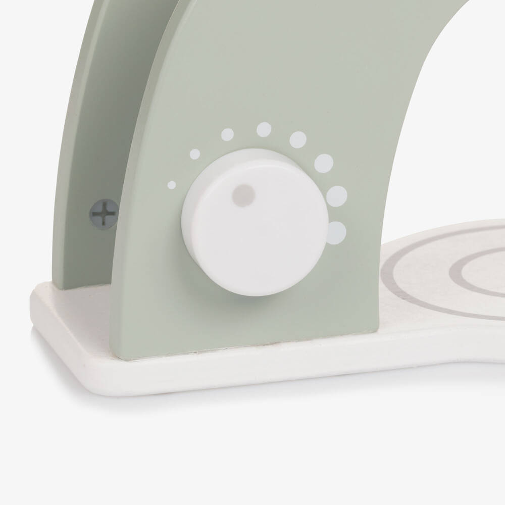 Pasito a Pasito-Sage Green Wooden Coffee Machine Toy (15cm) | Childrensalon Outlet