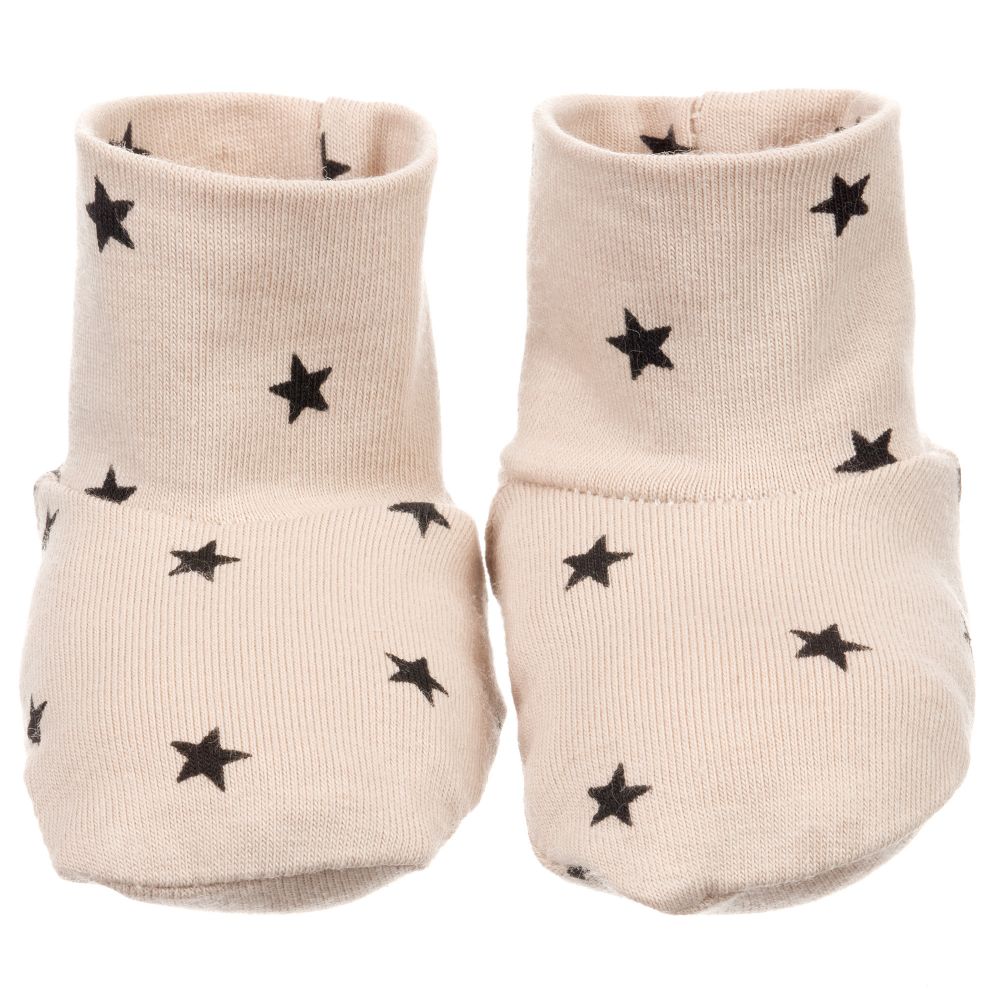 Pasito a Pasito Walking Mum-Stone GABY Baby Booties | Childrensalon Outlet