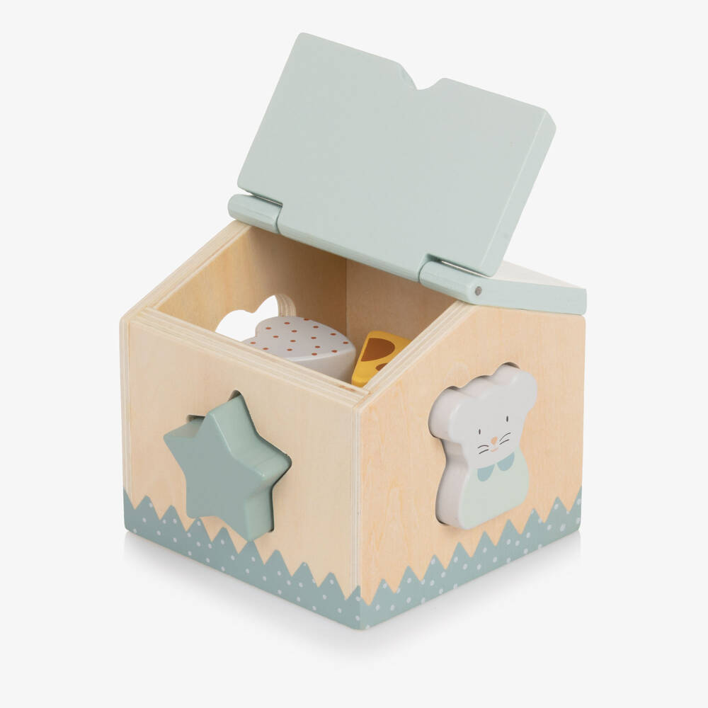 Pasito a Pasito-Wooden Activity House Shape Sorter Toy | Childrensalon Outlet