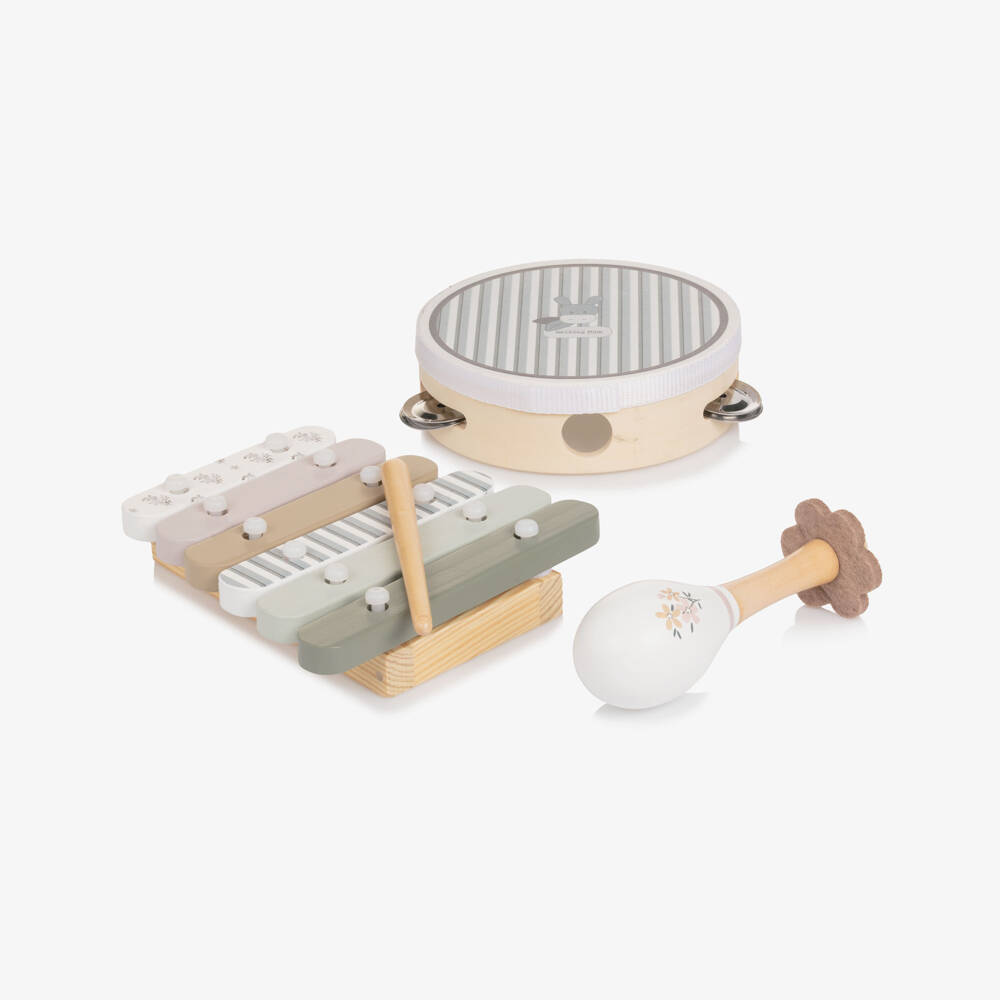 Pasito a Pasito-Wooden Musical Instrument Set (16cm) | Childrensalon Outlet